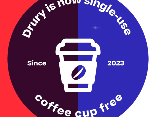 Drury officially bans all single use coffee cups in Dublin office.